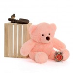 2.5 Feet Fat and Huge Pink Teddy Bear